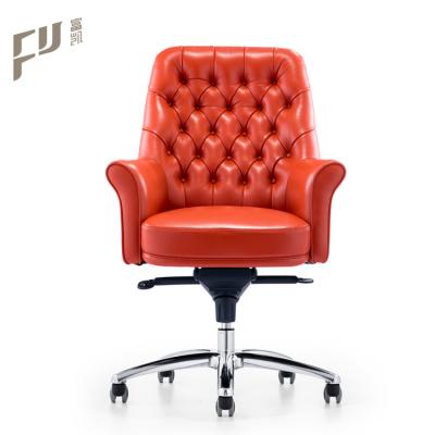 China Comfortable European Executive Chair Swivel Boss Office Chairs Canton Township for sale