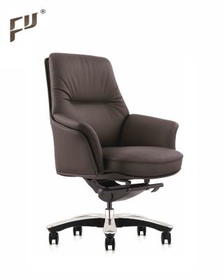 China FURICCO Wholesale Swivel Office Swivel Comfortable Genuine Leather Executive Chair for sale