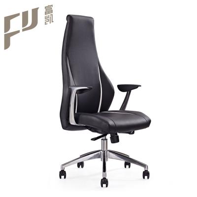 China (Size)Adjustable Unique Design E-sports Styling Aluminum Alloy Armrest Office Executive Leather Chairs for sale