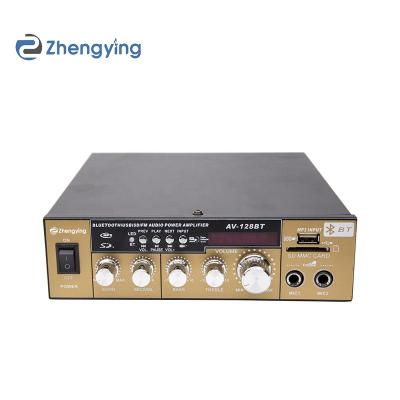 China BT Power Amplifier Home 220V Professional High Fidelity Home Audio and Video Karaoke Lossless Power Amplifier AV-128BT for sale