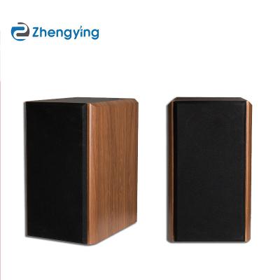 China 6 Inch Small 2.0 Small 2.0 Audio Fever Wood Tube Tube Desks Passive Voice Machine Wood Bookshelf Fashionable HIGH FIDELITY Speaker for sale