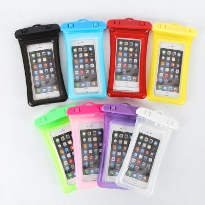 China Waterproof PVC+ABS Water Case Bag Bottom Water Proof Dry Pouch Pouch Cover For Mobile Phone Cell Phones for sale