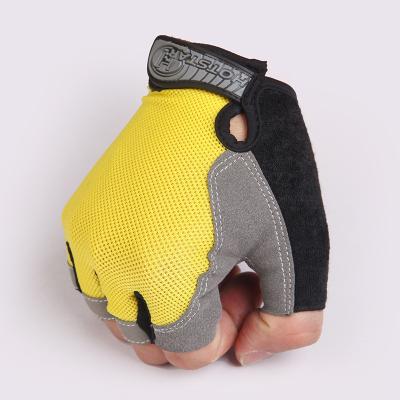 China Custom Summer Gym Fitness Sports Training Half Finger Bodybuilding Recycling Riding Gloves Breathable for sale