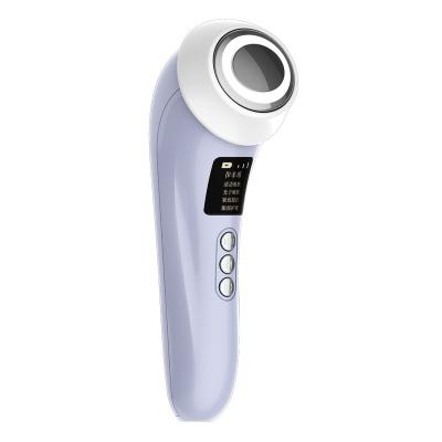 China Rejuvenation Automatic Sonic Vibration Cold Skin Clean Massager and Hot Facial Skin Care Beauty Instrument for sale