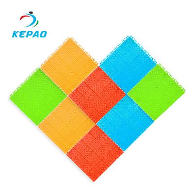 China PP Tiles Kepao Material Plastic Portable Interlocking Court PP Tiles Basketball Flooring Outdoor Elastic Pro for sale