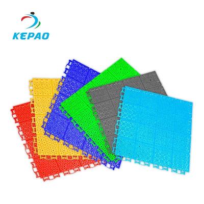 China Factory new product outdoor outlet kepao anti slip anti slip plastic flooring for outdoor basketball court outdoor basketball flooring for sale