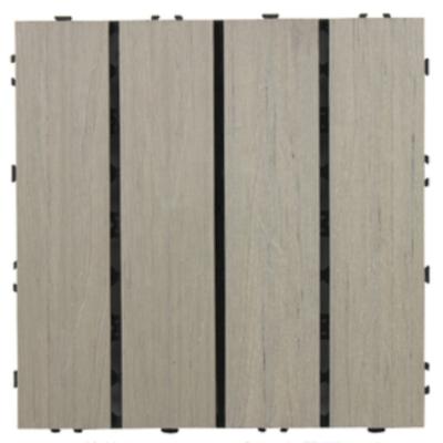 China New products waterproof wear-resistant anti-slip simple kepao installation and removal villa terrace wood-plastic co-extrusion non-slip flooring for villa terrace for sale