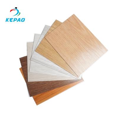 China Kepao Modern Eco Friendly Plastic Wooden Tile Floorscore PVC Flooring Glue Down Vinyl Plank 2mm LVT zu verkaufen