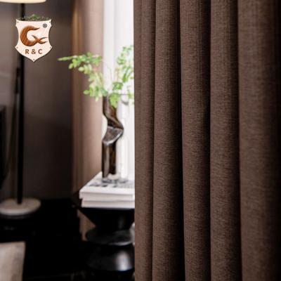 China Blackout 2021 Hot Sales Modern Curtains For Living Room Polyester Blackout High Quality Curtains for sale