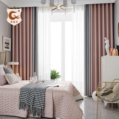 China 2021 high quality blackout curtains for living room blackout ready made curtains wholesale for sale