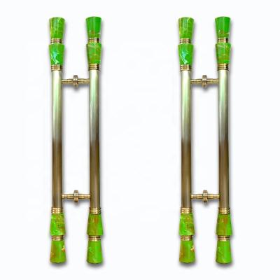 China Modern European Style Marble Luxury Glass Door Big Pull Handle Double Sided for sale