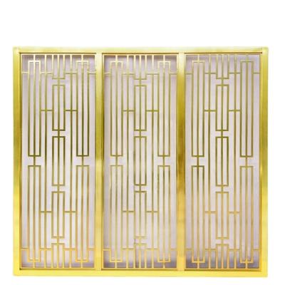 China CLASSIC Luxury Aluminum Decorative Modern Metal Cut Out Room Divider Panels for sale