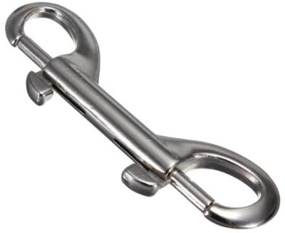 China Custom Long Stocked Double Finished Nickel Plated Snap Hook for Horse Feed, Leash, Gate, Keys or Bags for sale