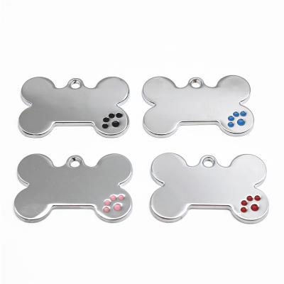 China Personalized DIY Metal Pet Tag Titanium Steel Army Brand Engraving Personalized Gift Custom LOGO PET ID TAG for sale