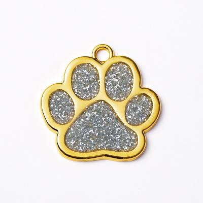 China Hot Selling Personalized And DIY Cute Zinc Alloy Metal Pet Tag Personalized Gift Custom LOGO PET ID TAG for sale