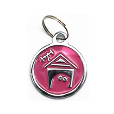 China Fashion Accessories Cute Bulk Pending Soft Enamel Collar Stored Anti-lost Pet Tags for sale