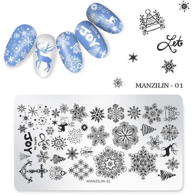 China New Nail Art Christmas Paper Self Adhesive Celebration Stickers For Nails for sale