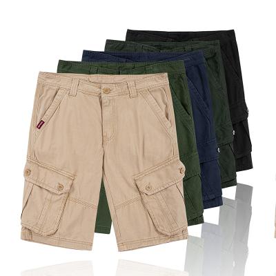 China LLDRESS Anti-wrinkle Multi-pocket Military Cargo Shorts Combat Washed Cotton Tactical Shorts Outwear Golf Hiking Travel Cargo Mens Shorts for sale