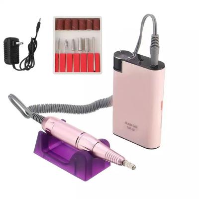 China Electric Nail Art Beauty New Product Manicure Machine Folder Drills Drilling Machine Set Acrylic Nail Drill Kits for sale