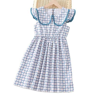 China Fashion / Fashion Casual Children's Floral Princess Dress Summer Kids Baby Clothes for sale