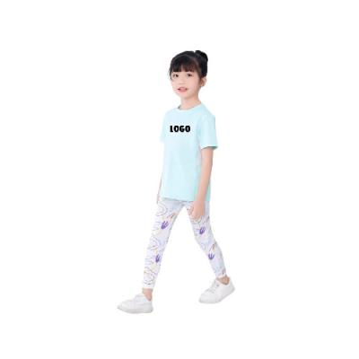 China Spring Summer Elastic Breathable Fabric Kids Quick-drying T-shirt for sale