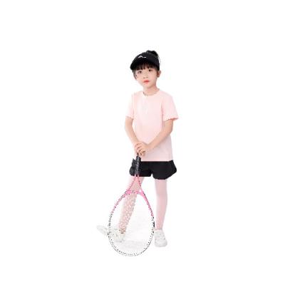 China Outdoor Sports Breathable Anti-UV Kids Exercise T-Shirt for sale