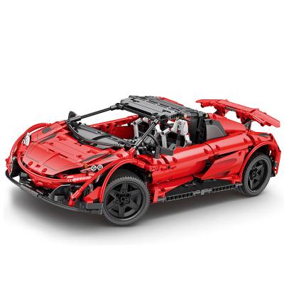 China Toy High Quality Kids Electronic Building Blocks Toy Car McLaren Spider 675LT Remote Control Building blocks car for sale