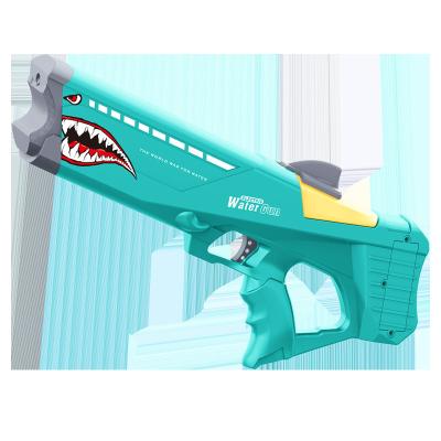 China Shooting Playing Games Children's Toy Water Gun Electric Shark Large Capacity Burst Water Gun for sale