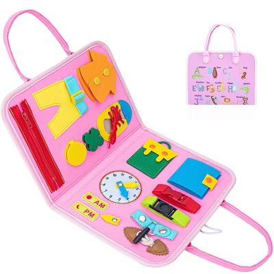 China Brand New Early Education Sensory Board Busy Toddler Montessori Learning Toys With High Quality for sale