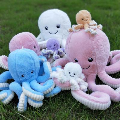 China Children Accompany Baby Gift High Quality Soft Cute Emotion Octopus Plush Stuffed Toys Octopus Plush Pillow for sale