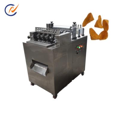 China Factory Corn Cone Snacks Processing Line Chips Cutter Making Machine 400kg/h for sale