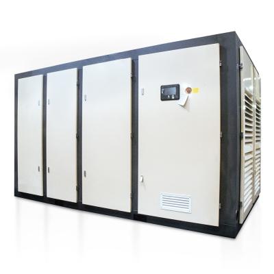 China 250A-XLPM-IID-5bar 185kw 250hp American Lubricated Industrial Screw Air Compressor Low Pressure for sale