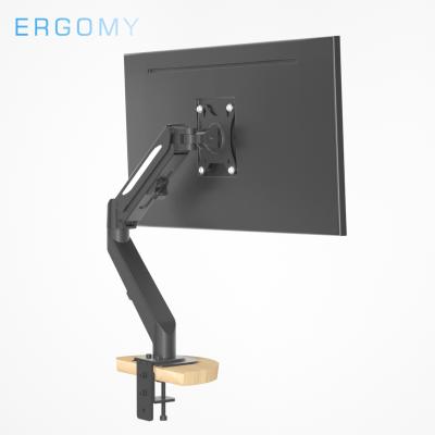 China Steel Economical Single Monitor Bracket The Gas Spring Monitor Arm for sale