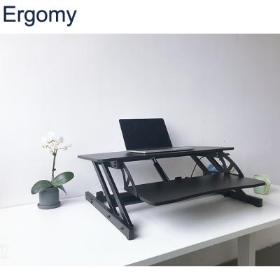 China (Height) CG4 Sit Stand Desk Converter Adjustable Workstation Table Shock Absorber, Standing Desk for sale