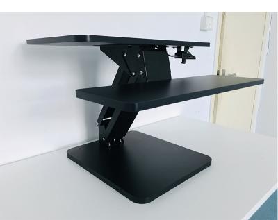 China CG8 Gas Spring Manual Position Desk Converter Desktop Workstation for sale