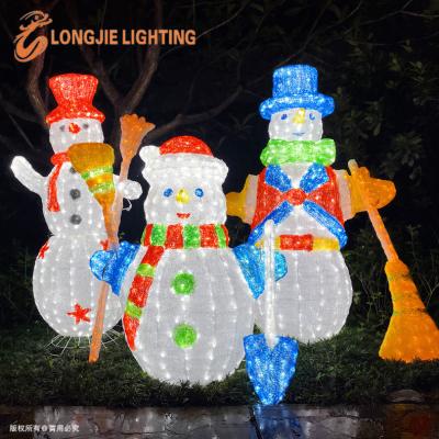 China Mounting Light H: 1.7M 1.2M Snowman Outdoor Light Led Christmas Decorations Home for sale