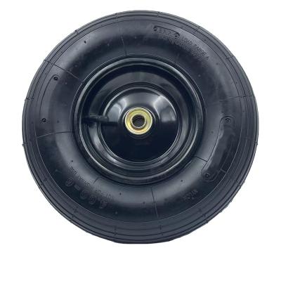 China 13 Inch 13x4.00-6 Tire Pneumatic Tire Inflatable Rubber Wheel For Hand Truck Trolley Lawn Mower Wheelbarrow Wheel for sale