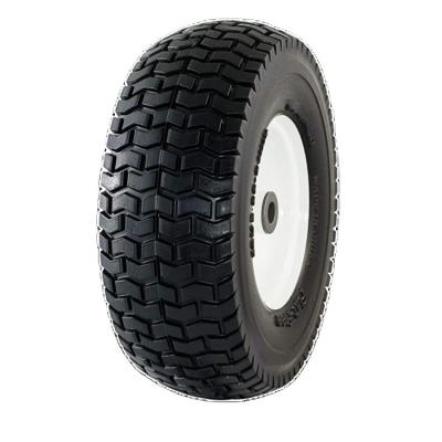 China 13 Inch Pneumatic Rubber Tire Inflatable Wheel For Lawn Mower Wheelbarrow Tool Trolley 5.00-6 Rubber Wheel for sale