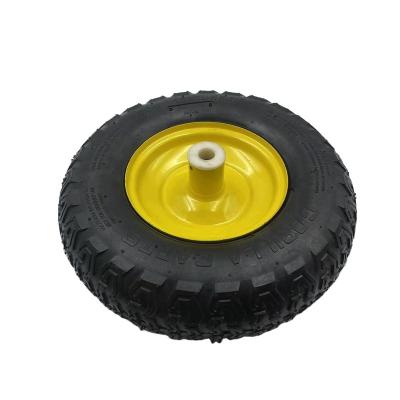 China 13 Inch 13x4.00-6 Pneumatic Pneumatic Tire Tire Inflatable Rubber Wheel For Hand Truck Trolley Lawn Mower for sale