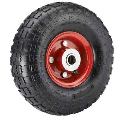 China Factory Goods 10 Inch 4.10/3.50-4 Spot Pneumatic Wheel Trailer Pneumatic Trolley Wheels 10 Inch Tires for sale