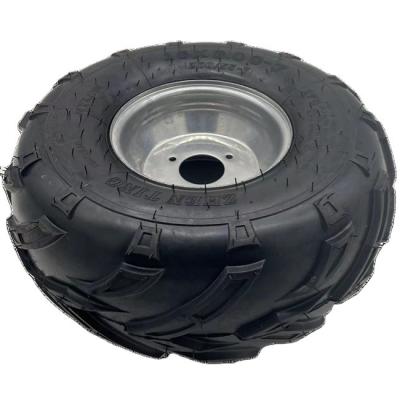 China High Quality Rubber Steel Golf Cart Tubeless Wheel 16