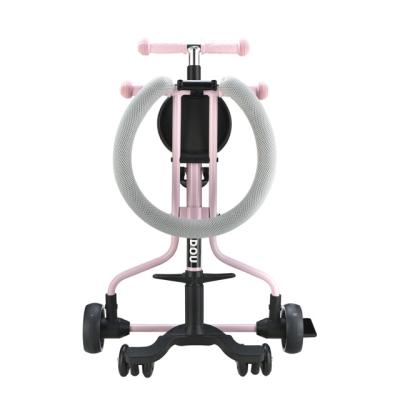 China Wholesale Aluminum Alloy Luxury Pink Baby Stroller for sale