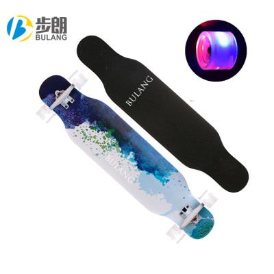 China Hot Selling Maple Longboard Big Skateboard Lightweight Four Wheel Adult Skateboard for sale