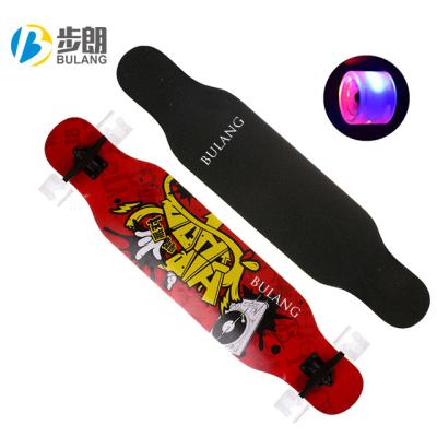 China Maple skateboard board longboard 4 wheels skateboard for sale