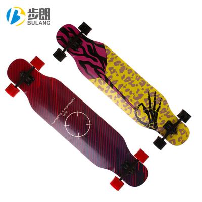 China Maple Factory Wholesale Adult Custom Longboard Skateboard Deck for sale