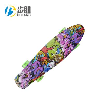 China Safe and Stable Quality Wholesale Kids Longboard Four Wheel Plastic Skateboard for sale