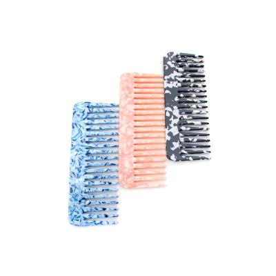 China Fashion Wide Hair Decoration Jewelry Teeth Scale Acetate Resin Resin Hair Comb New For Custom Wholesale Woman Hair Accessory Factory for sale