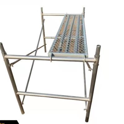 China Modern Ladder/H and Door Frame Scaffold Galvanized Steel Door Frame Walk Through Scaffold Frames for sale