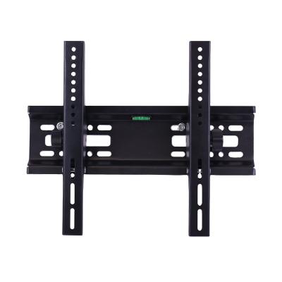 China Black Steel Color Metal Design Iron TV LCD TV Glass Low Table Desk MCR Mount Home Hotel Room Bracket Desk Stand for sale