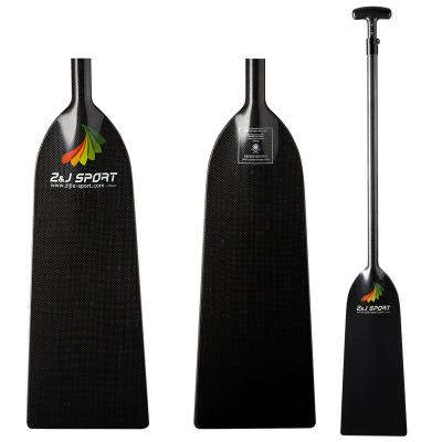 China Carbon Fiber ZJ SPORT Standard Carbon Fiber Dragon Rowing Boat Paddle with High Performance and Quality for sale